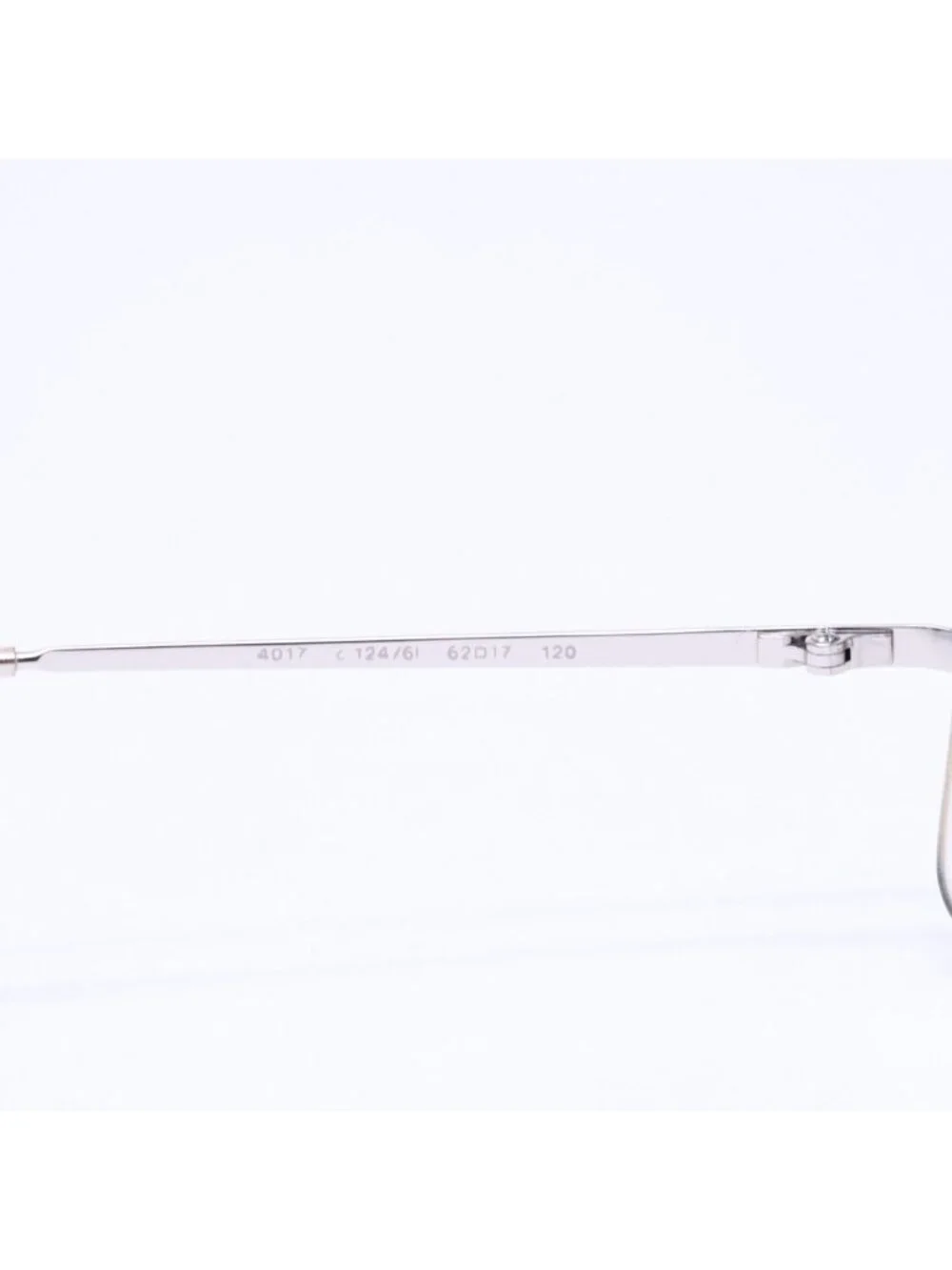 Chanel Rimless Sunglasses Eyewear CC Logo Silver Gray